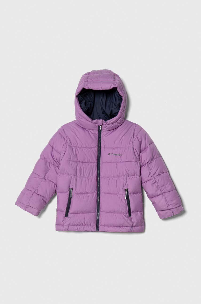 Columbia geaca copii U Pike Lake II Hdd Jacke culoarea violet - Pled.ro