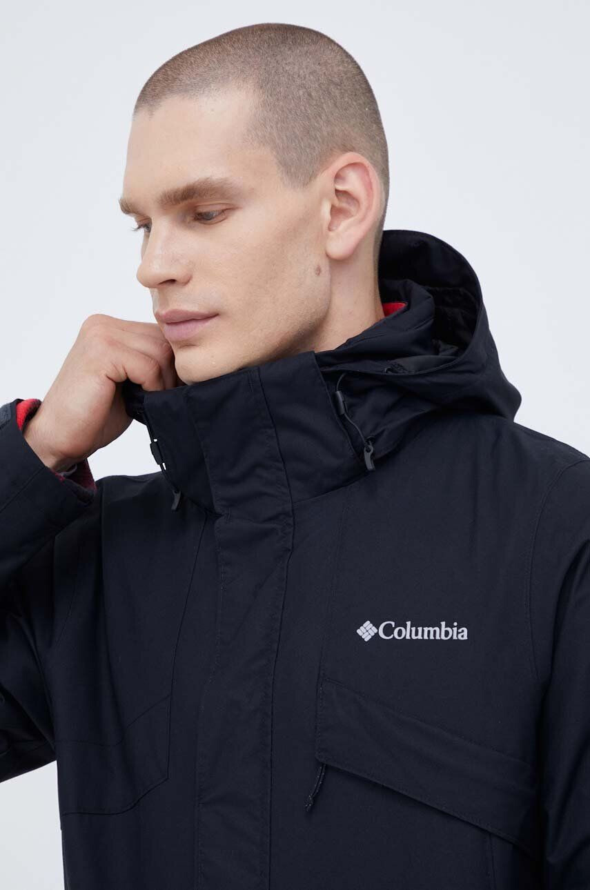 Columbia geacă outdoor Bugaboo II Fleece Interchange culoarea negru - Pled.ro