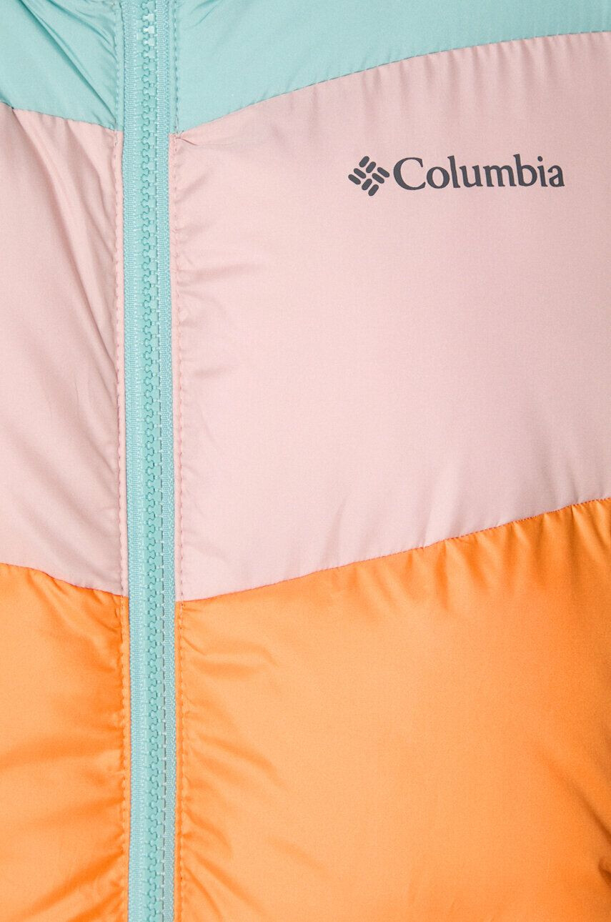 Columbia geacă Puffect Color Block Jkt femei culoarea portocaliu de iarnă 1955101 - Pled.ro