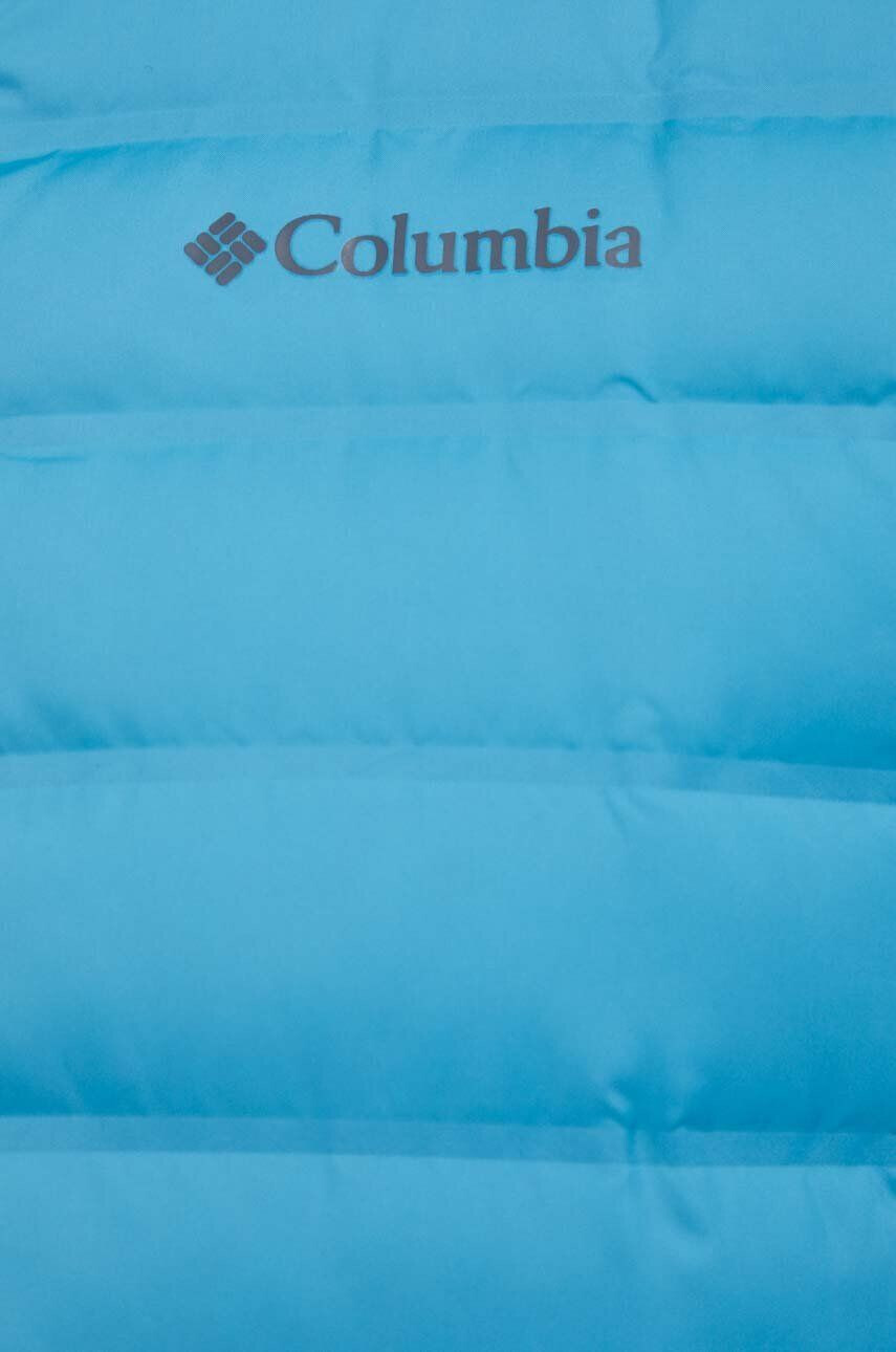 Columbia geaca sport din puf Lake culoarea turcoaz - Pled.ro