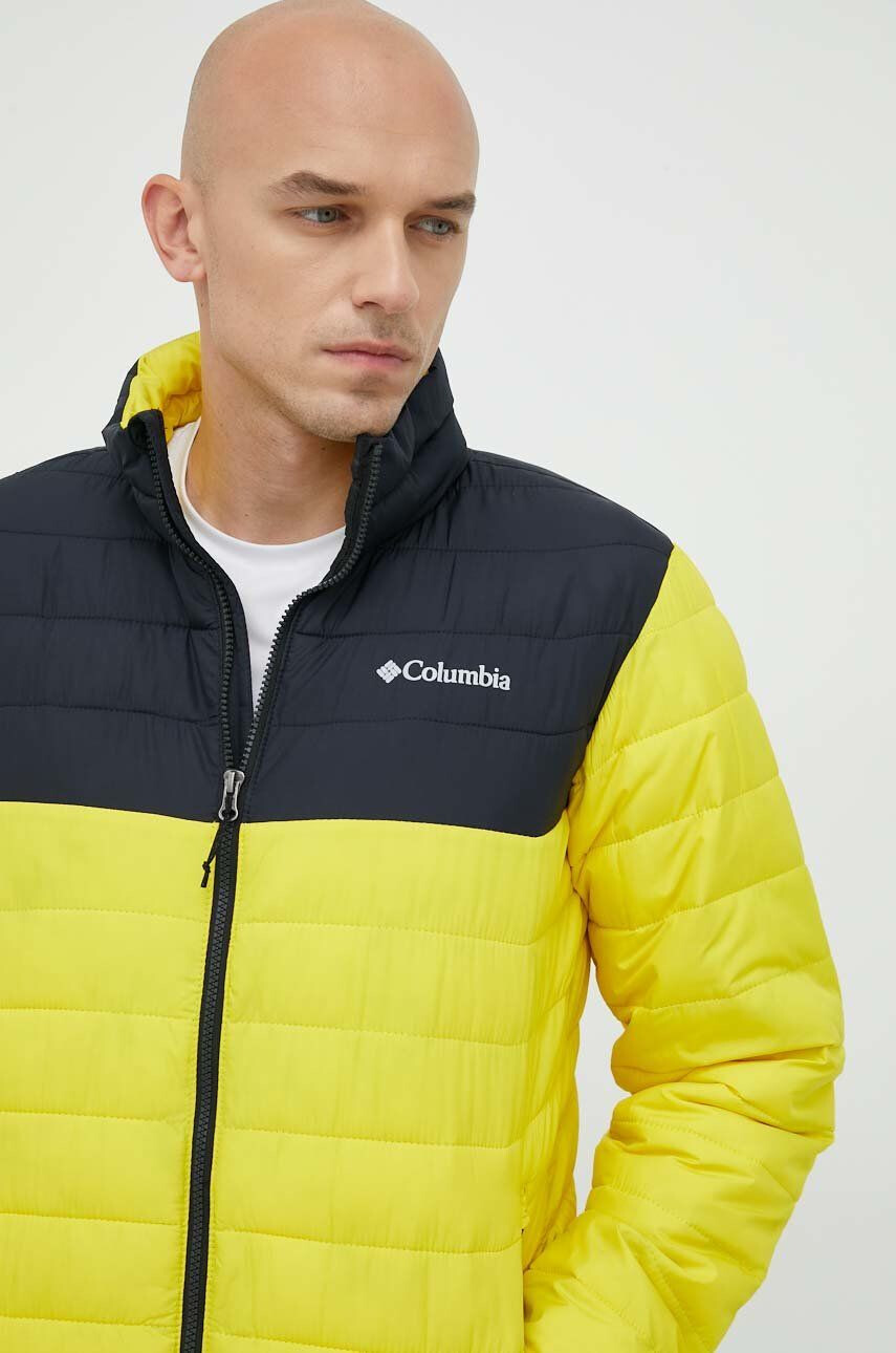 Columbia geacă sport Powder Lite Jkt culoarea bleumarin de iarnă 1698001 - Pled.ro