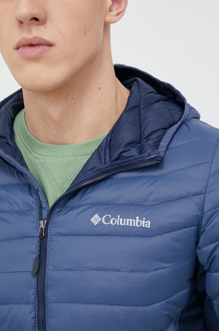 Columbia geacă sport Powder Pass culoarea albastru marin de tranzitie 1773271-011 - Pled.ro