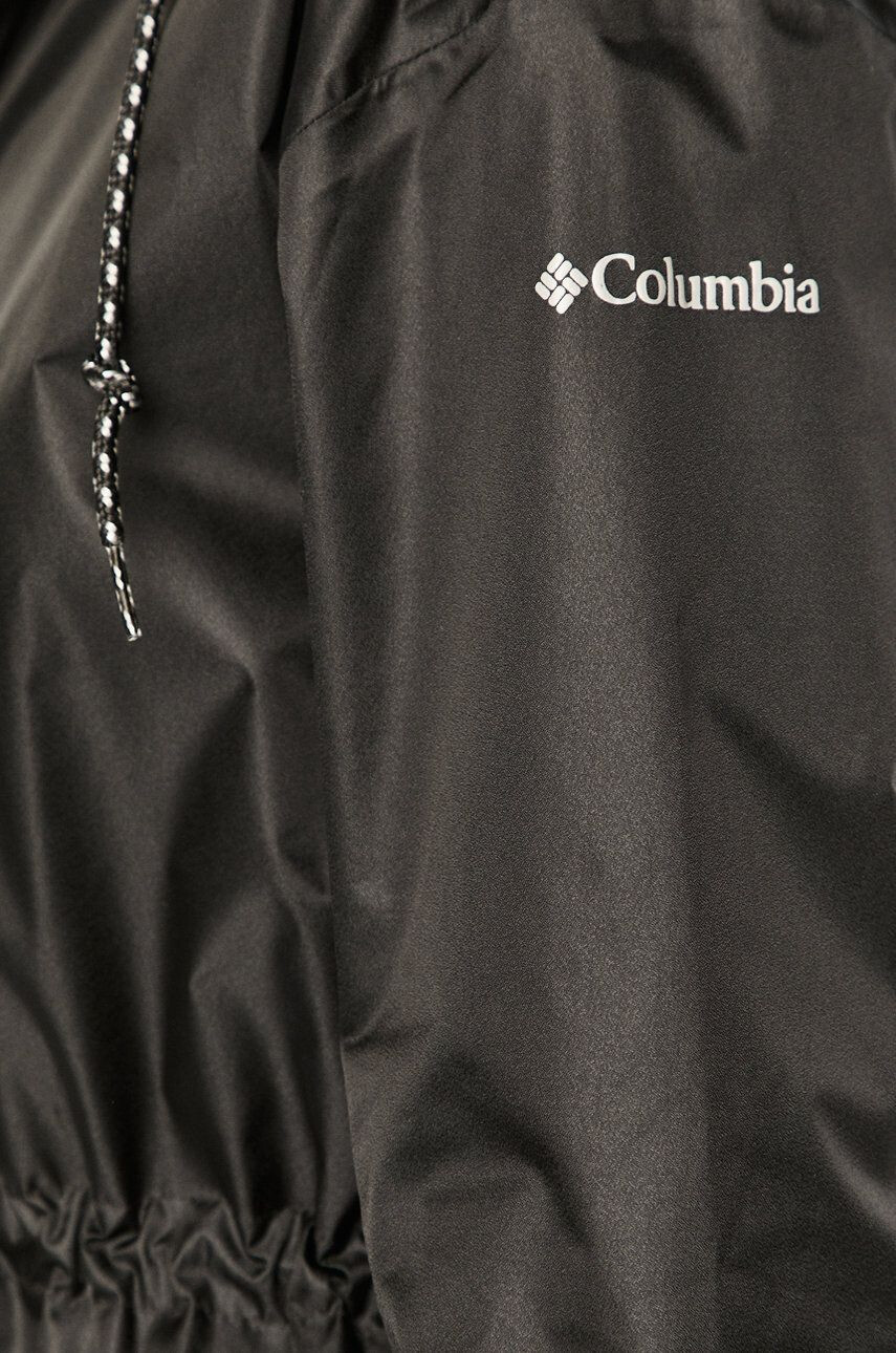 Columbia geaca de ploaie femei culoarea negru de tranzitie - Pled.ro