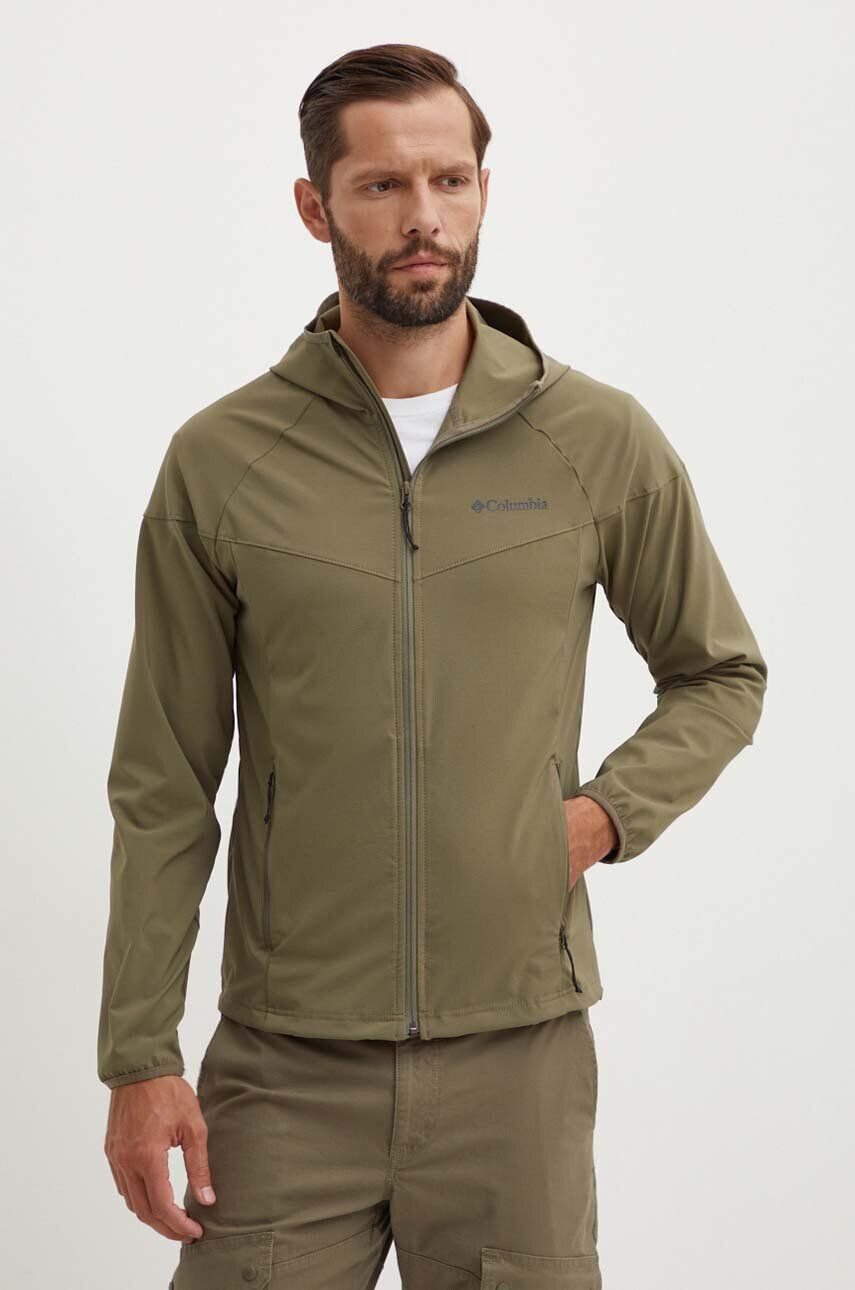 Columbia geaca outdoor Heather Canyon culoarea verde - Pled.ro