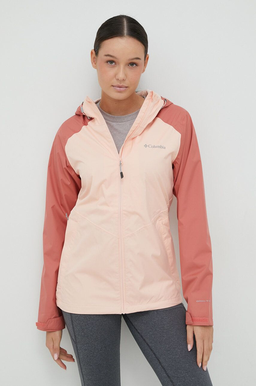 Columbia jachetă de exterior Inner Limits Ii Jacket culoarea portocaliu 1895802-316 - Pled.ro