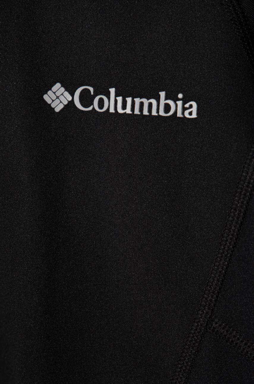 Columbia longsleeve functional pentru copii culoarea negru - Pled.ro