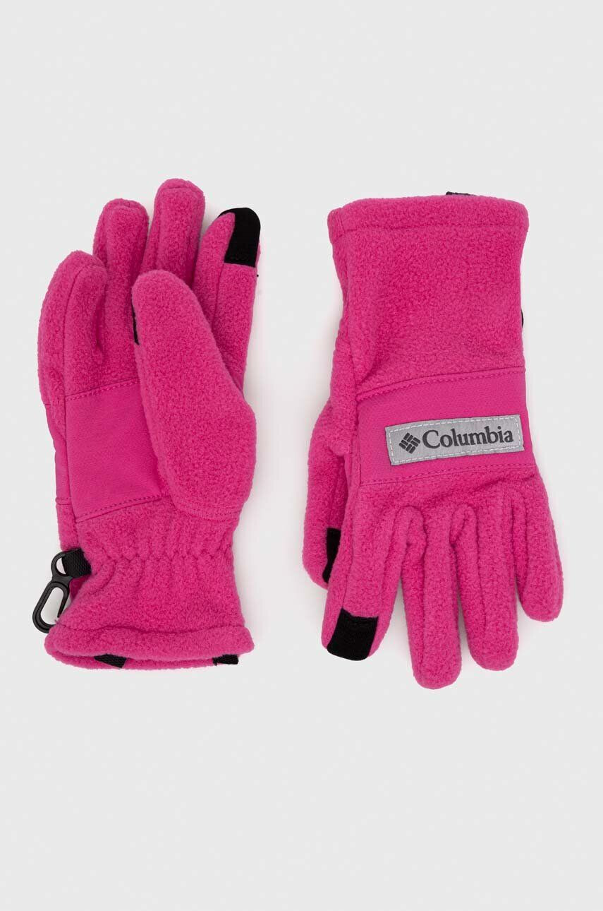 Columbia manusi copii Youth Fast Trek II Glove culoarea violet - Pled.ro