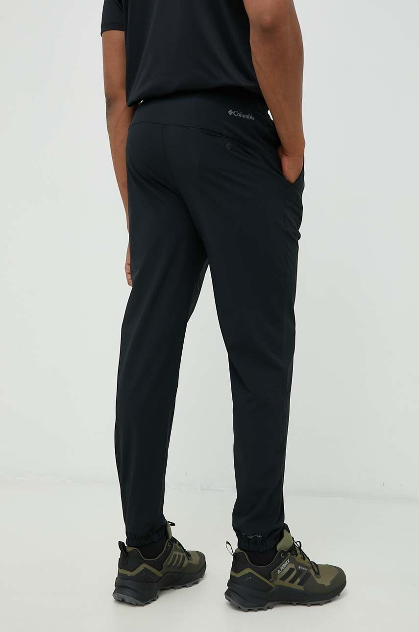 Columbia pantaloni de exterior Hike barbati culoarea negru drept - Pled.ro