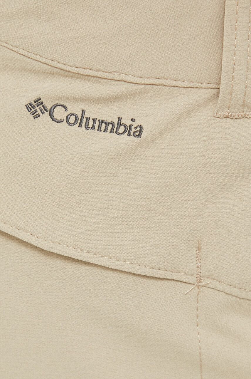 Columbia pantaloni de exterior Saturday Trail II culoarea bej drept medium waist - Pled.ro