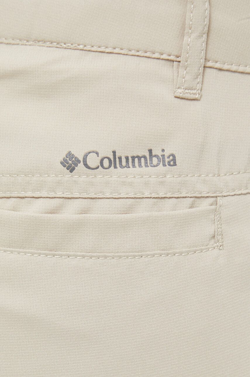 Columbia pantaloni de exterior Silver Ridge Utility culoarea bej fason cargo high waist - Pled.ro