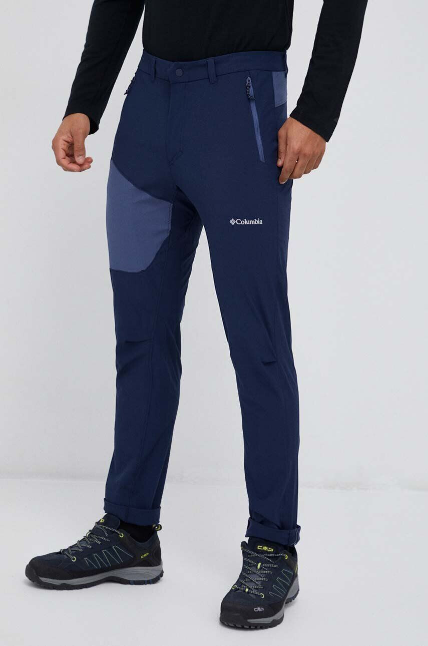 Columbia pantaloni de exterior Triple Canyon II culoarea albastru marin - Pled.ro