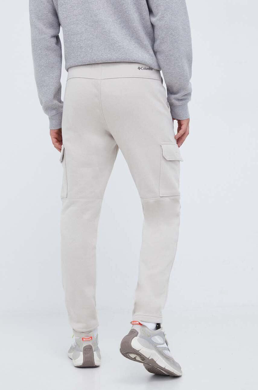 Columbia pantaloni de trening culoarea bej neted - Pled.ro