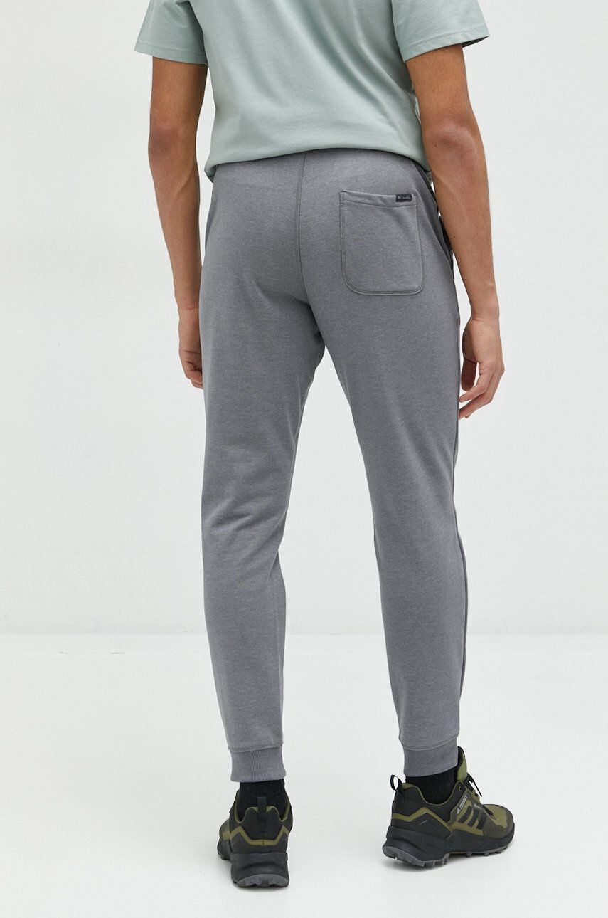 Columbia pantaloni de trening barbati culoarea gri cu imprimeu - Pled.ro