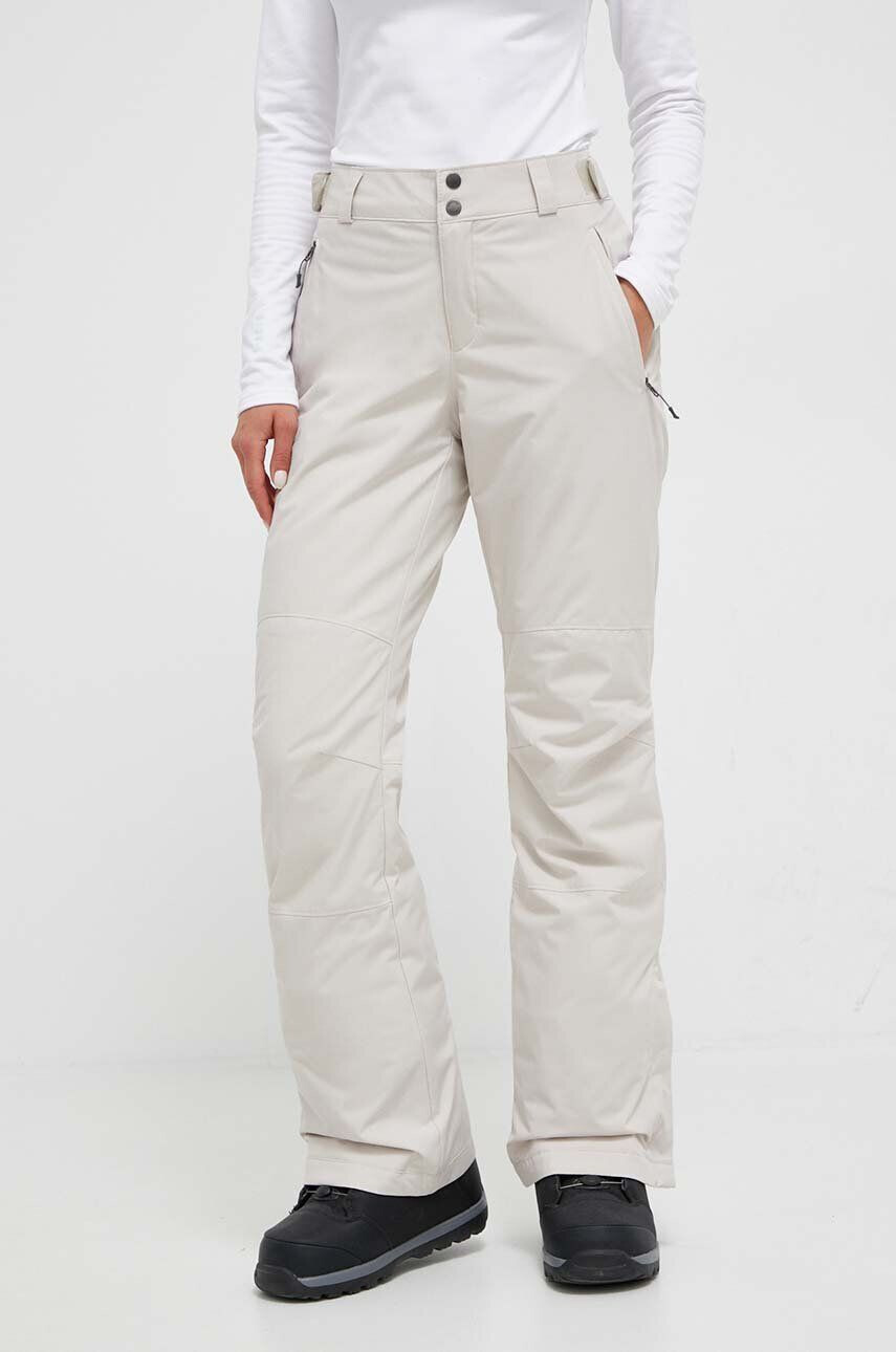 Columbia pantaloni Shafer Canyon Insulated culoarea bej - Pled.ro