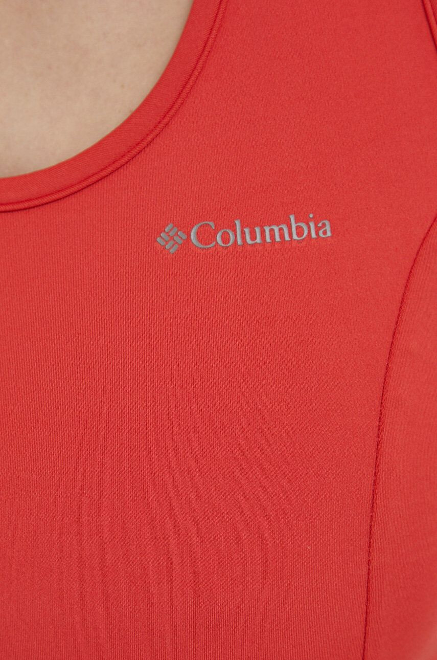 Columbia top sport femei culoarea rosu - Pled.ro