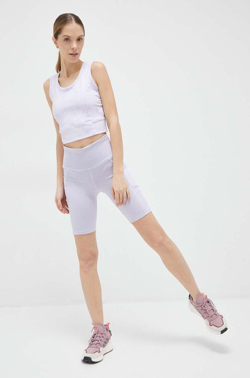 Columbia top sport Windgates II Cropped femei culoarea violet - Pled.ro