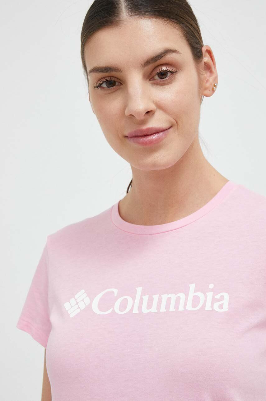 Columbia tricou femei culoarea roz - Pled.ro