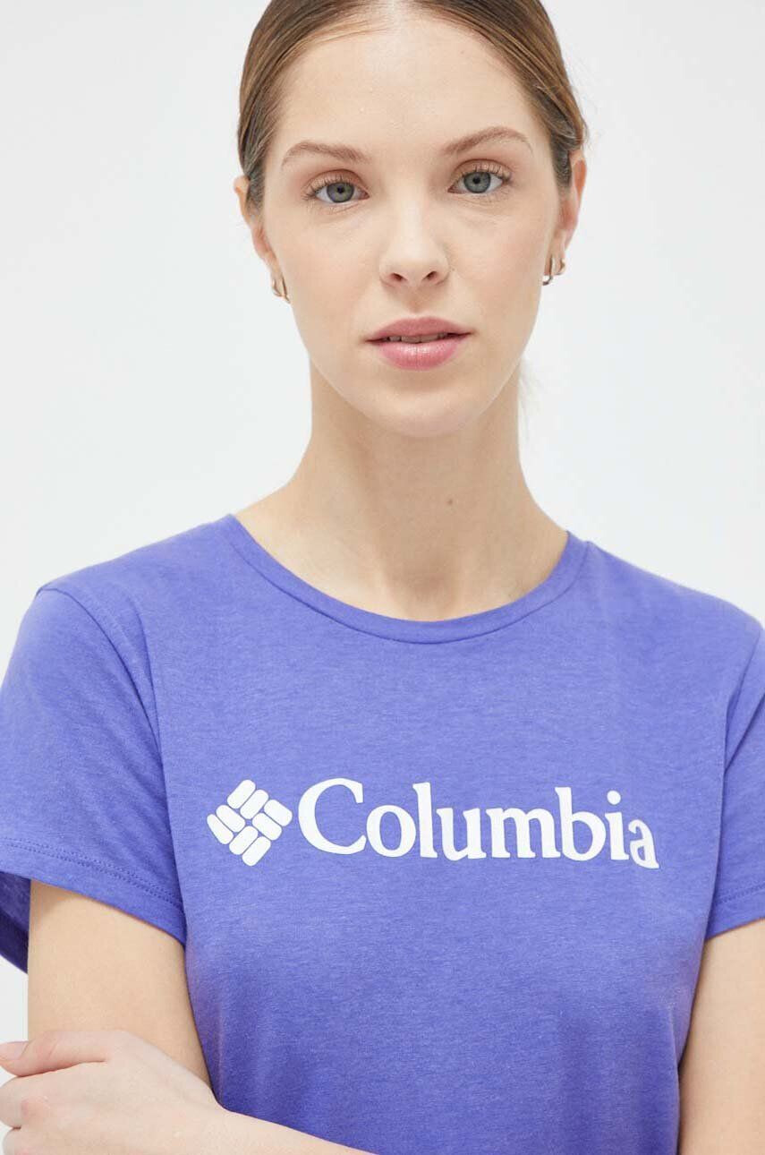 Columbia tricou femei culoarea violet - Pled.ro