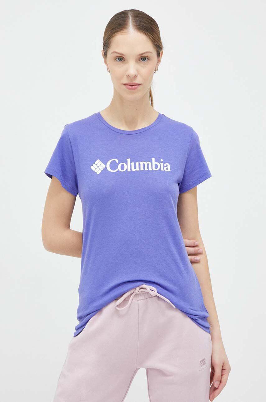 Columbia tricou femei culoarea violet - Pled.ro