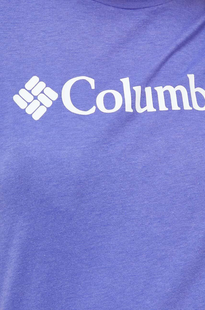 Columbia tricou femei culoarea violet - Pled.ro