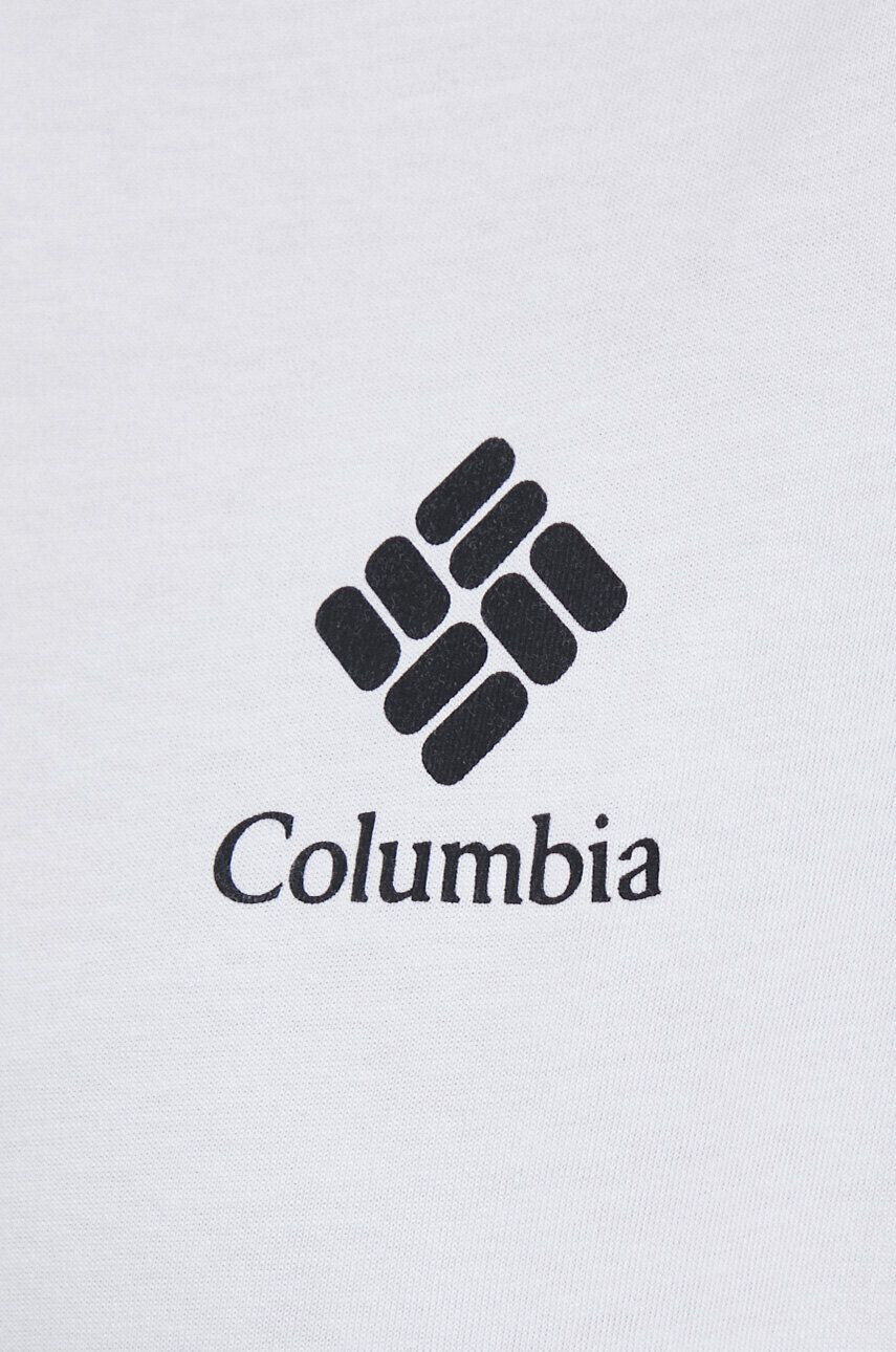 Columbia tricou femei culoarea alb - Pled.ro