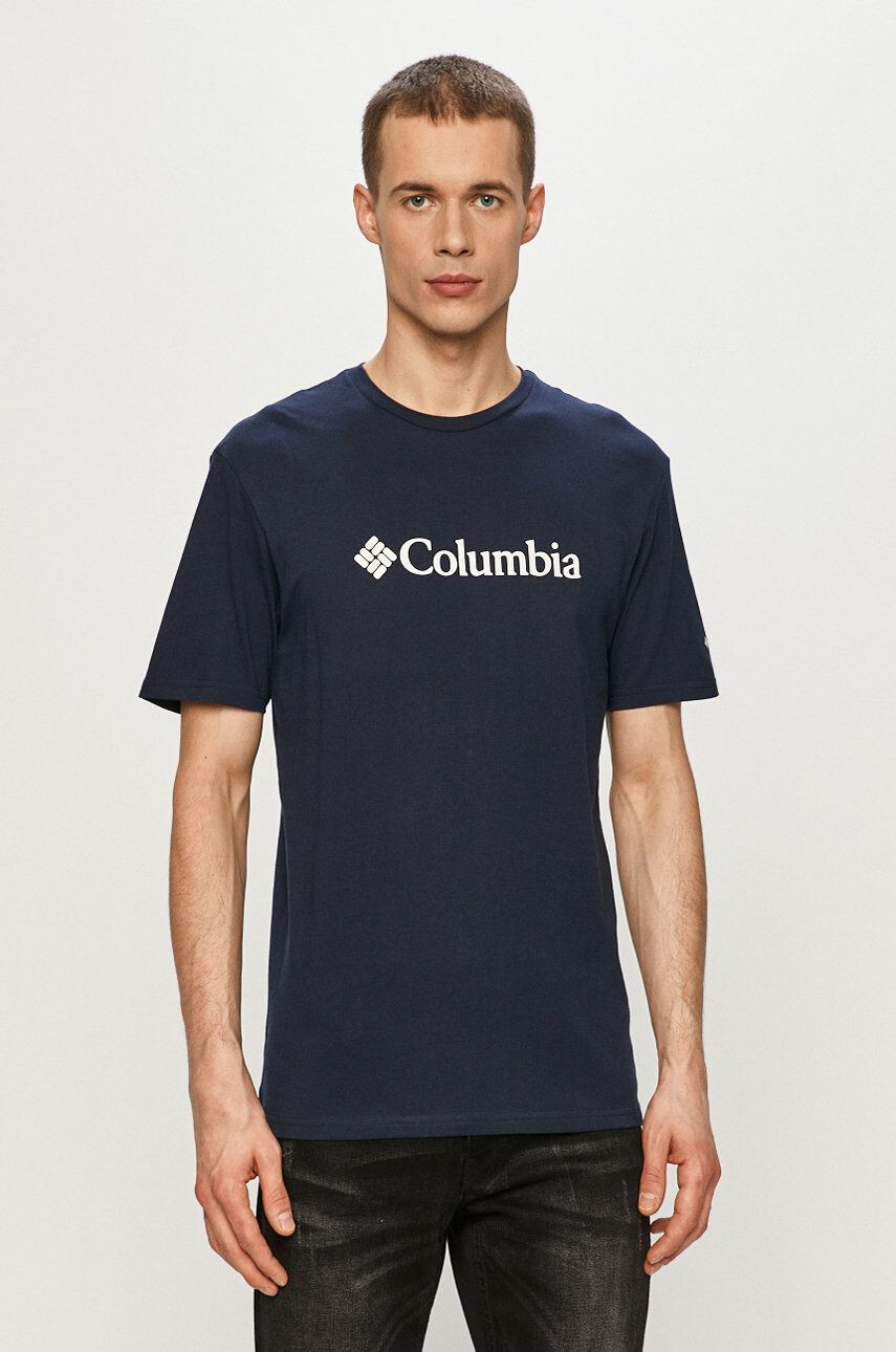 Columbia tricou femei culoarea albastru marin - Pled.ro