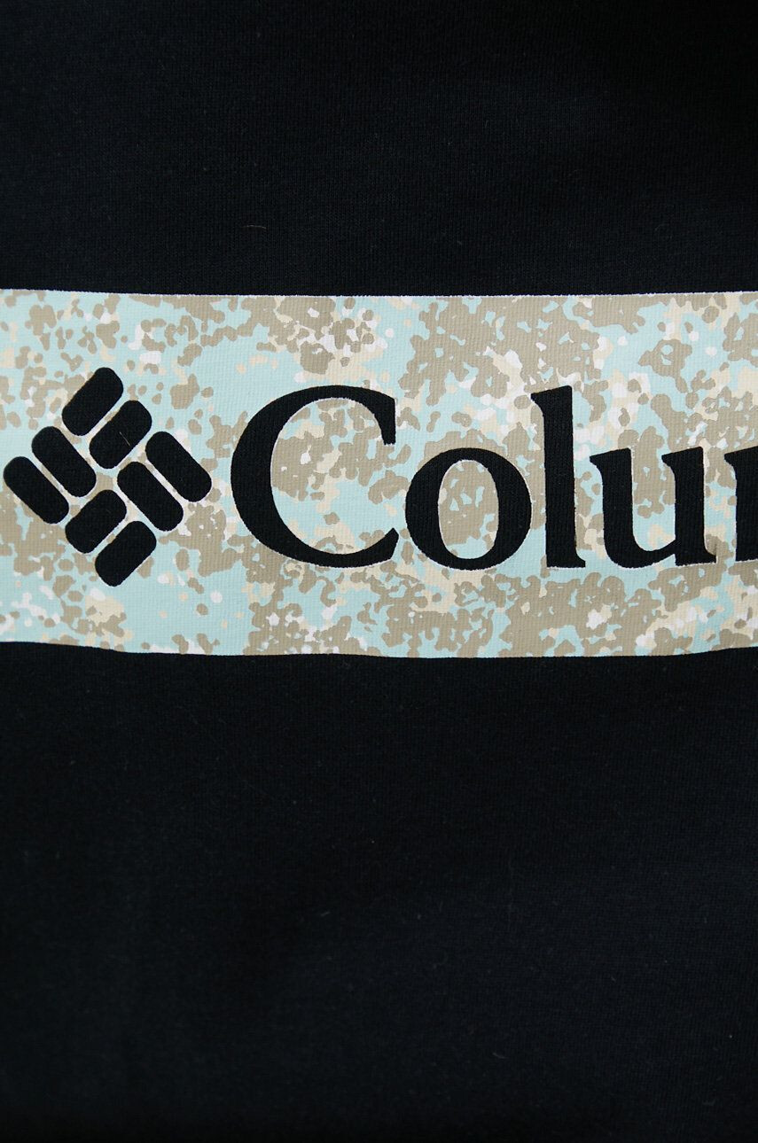 Columbia tricou din bumbac culoarea negru modelator - Pled.ro