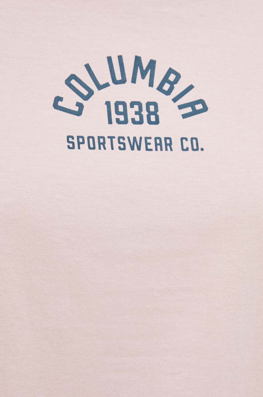 Columbia tricou din bumbac culoarea roz - Pled.ro