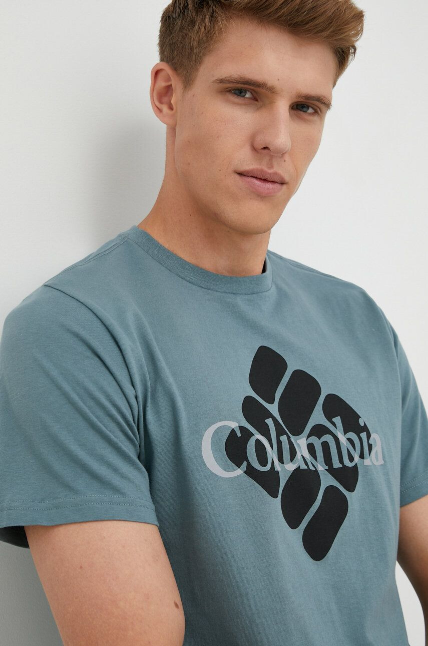 Columbia tricou din bumbac cu imprimeu 1934814.SS23-106 - Pled.ro