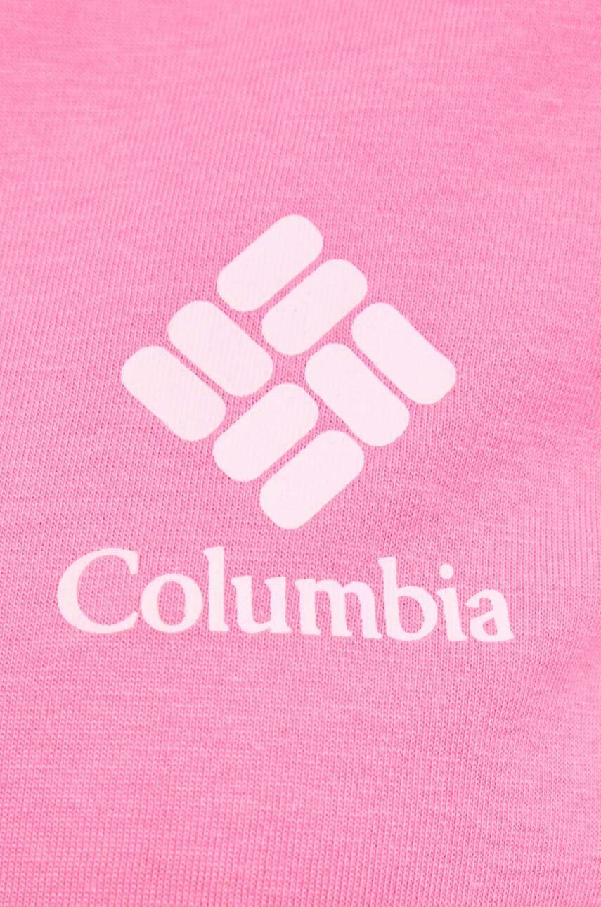 Columbia tricou din bumbac culoarea roz - Pled.ro