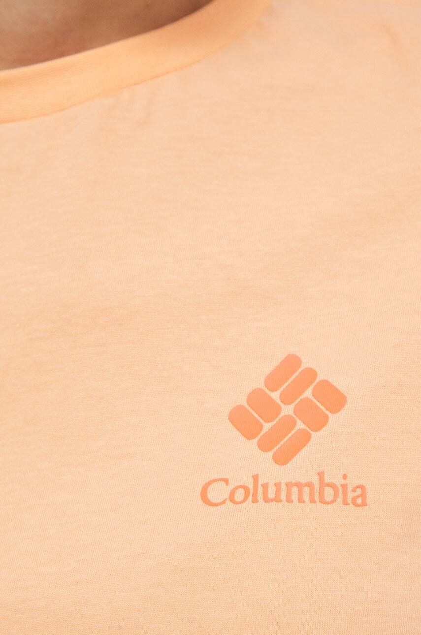 Columbia tricou din bumbac culoarea portocaliu - Pled.ro