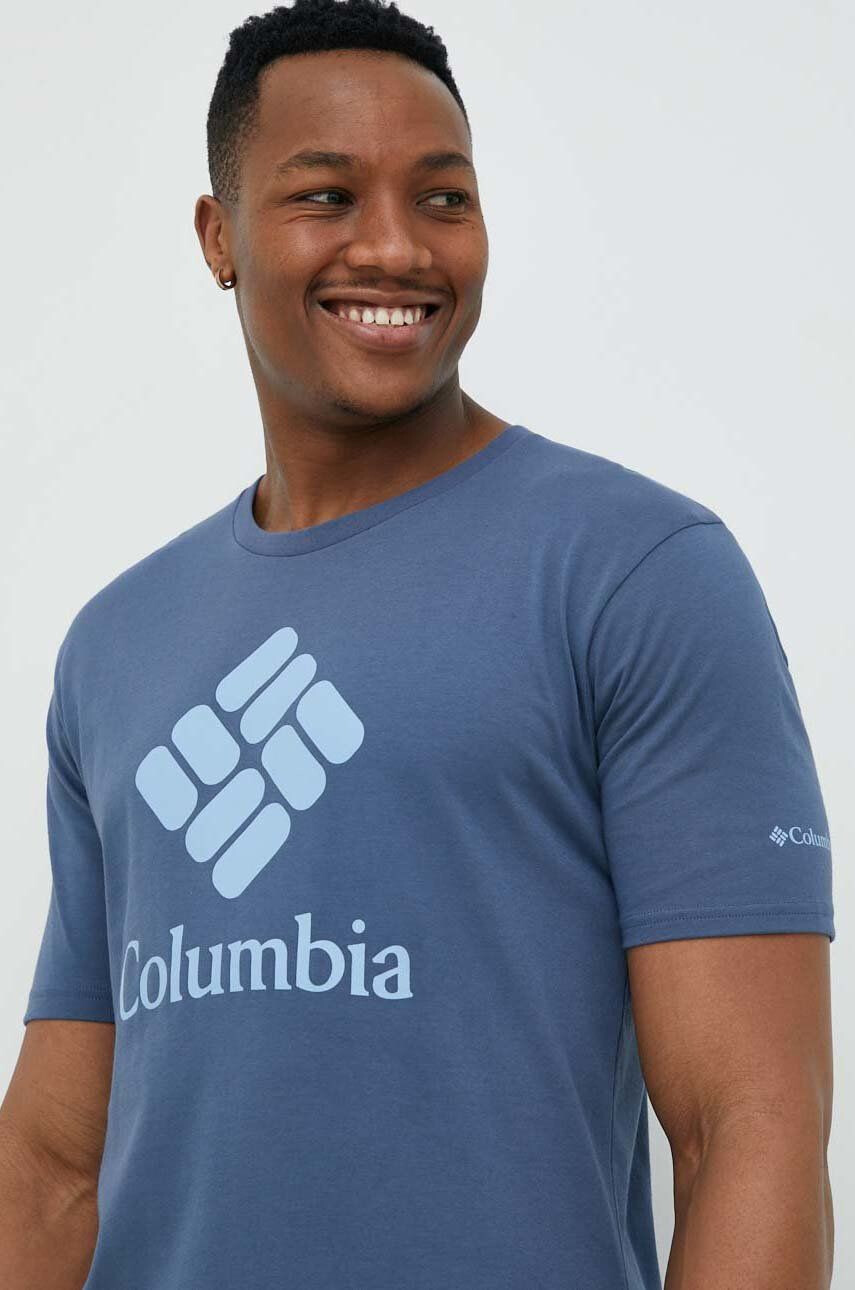 Columbia tricou sport Pacific Crossing II cu imprimeu - Pled.ro