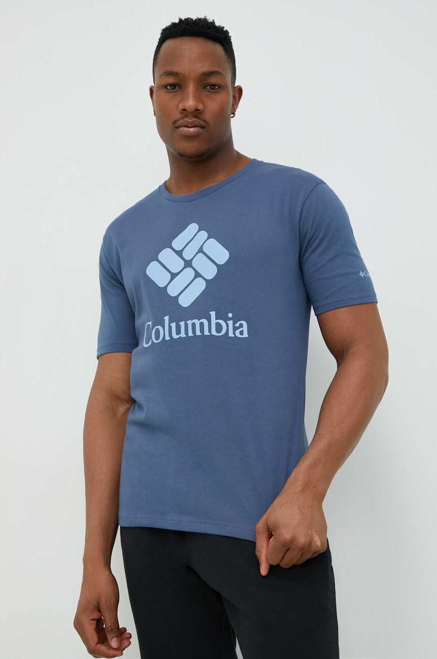 Columbia tricou sport Pacific Crossing II cu imprimeu - Pled.ro