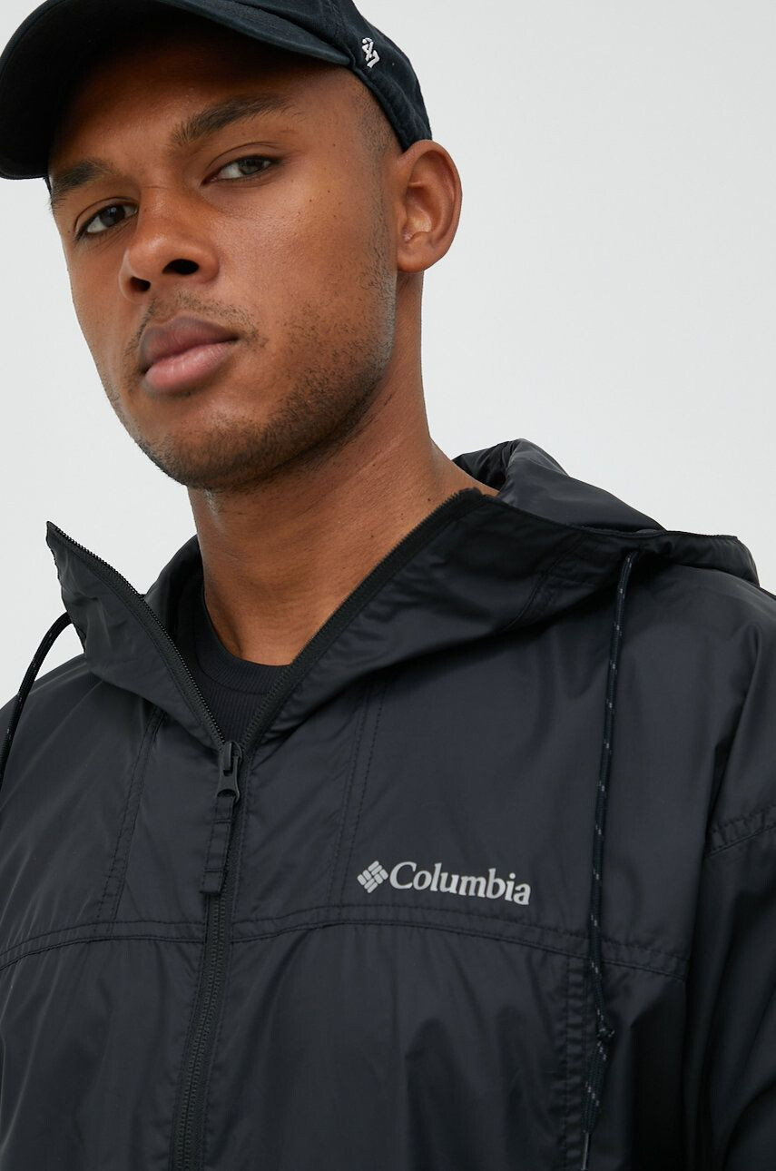 Columbia windbreaker Flash Challenger culoarea negru de tranzitie 1988735-010 - Pled.ro