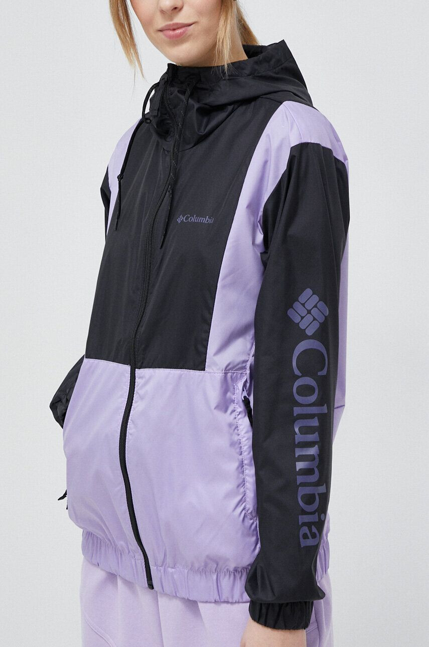 Columbia windbreaker Lily Basin culoarea violet - Pled.ro