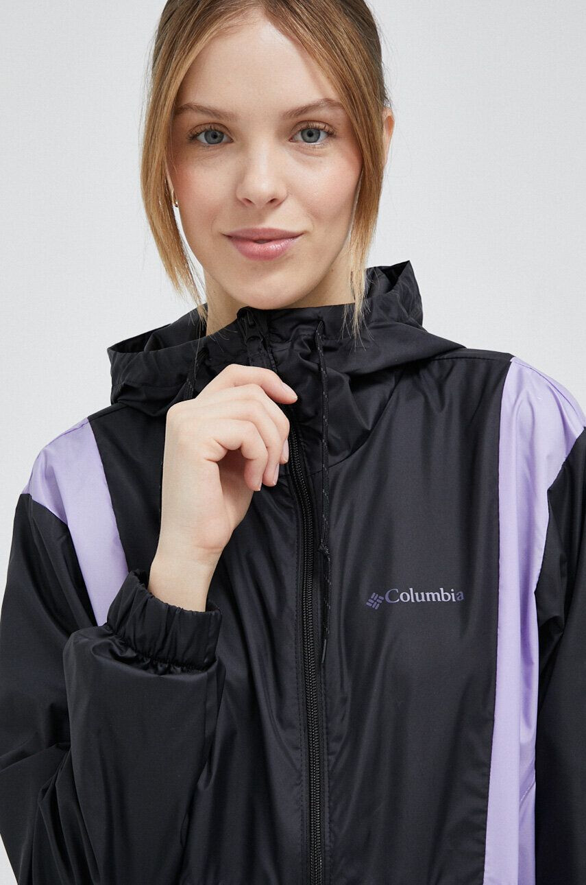 Columbia windbreaker Lily Basin culoarea violet - Pled.ro