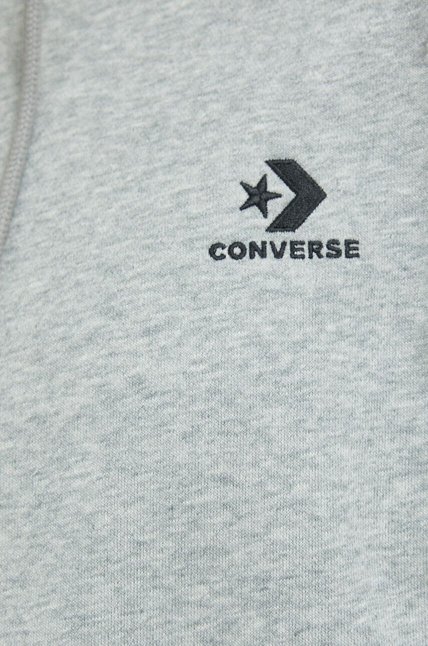 Converse bluză culoarea gri cu glugă melanj 10023874.A02-VINTAGEGRE - Pled.ro