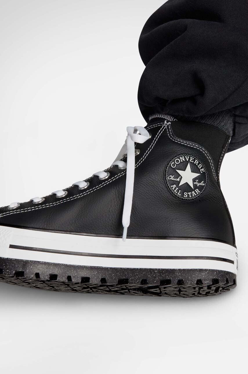 Converse bocanci de piele Chuck Taylor All Star City Trek culoarea negru A04480C - Pled.ro