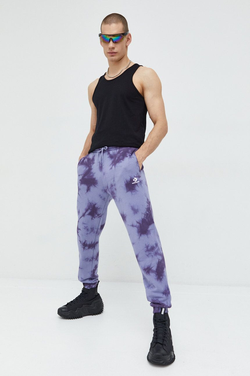 Converse pantaloni de trening unisex culoarea violet modelator - Pled.ro