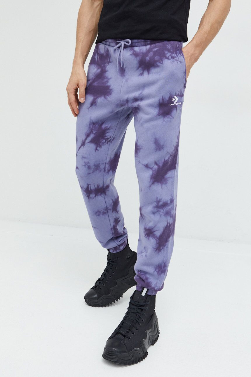 Converse pantaloni de trening unisex culoarea violet modelator - Pled.ro