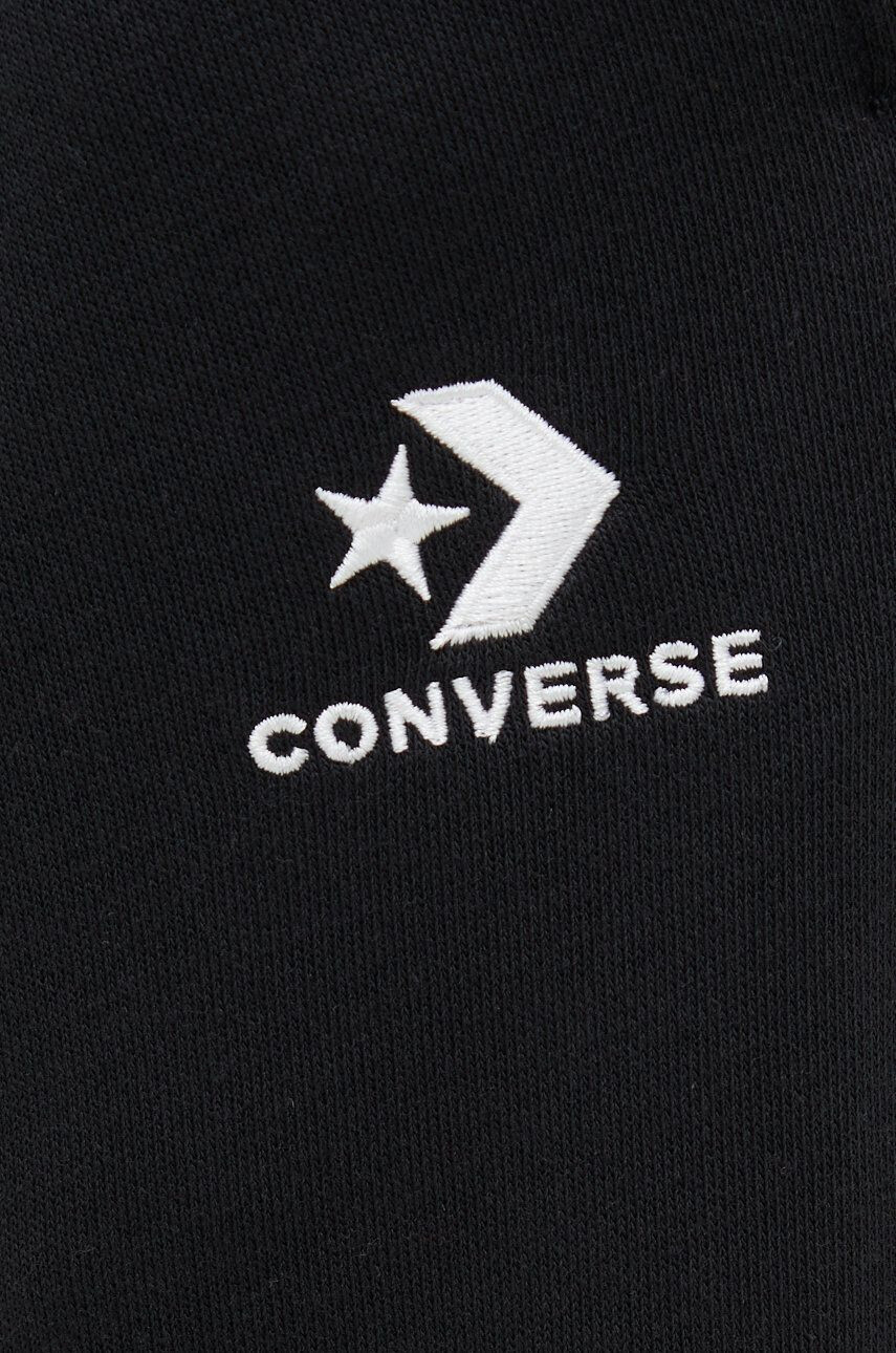 Converse pantaloni de trening culoarea negru neted 10023873.A01-BL - Pled.ro