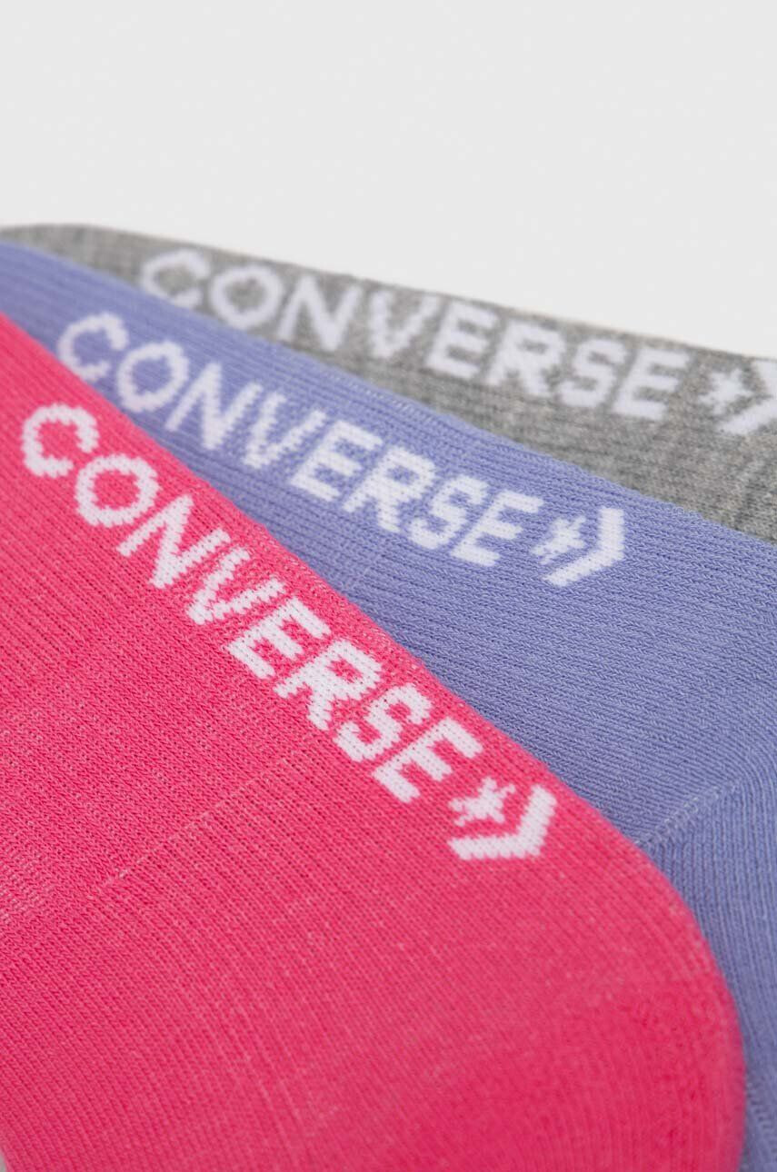 Converse sosete 3-pack femei culoarea roz - Pled.ro