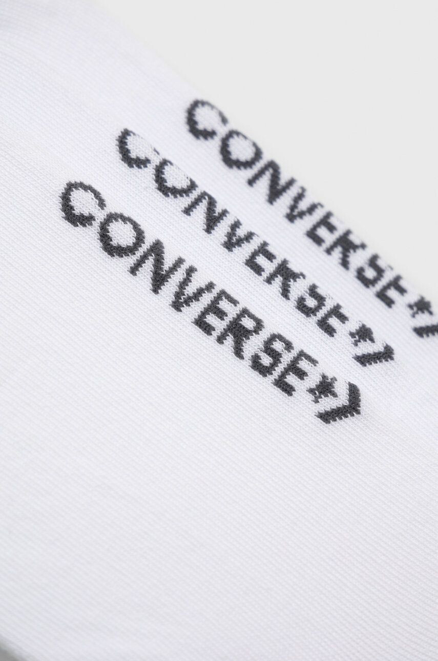 Converse sosete femei culoarea alb - Pled.ro