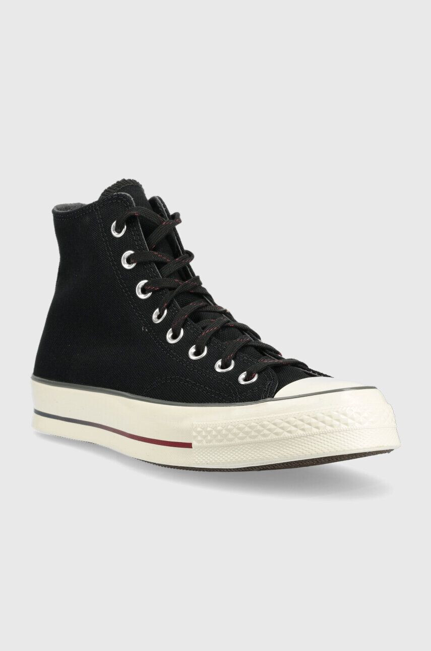 Converse tenisi Chuck 70 HI barbati culoarea negru A02758C - Pled.ro