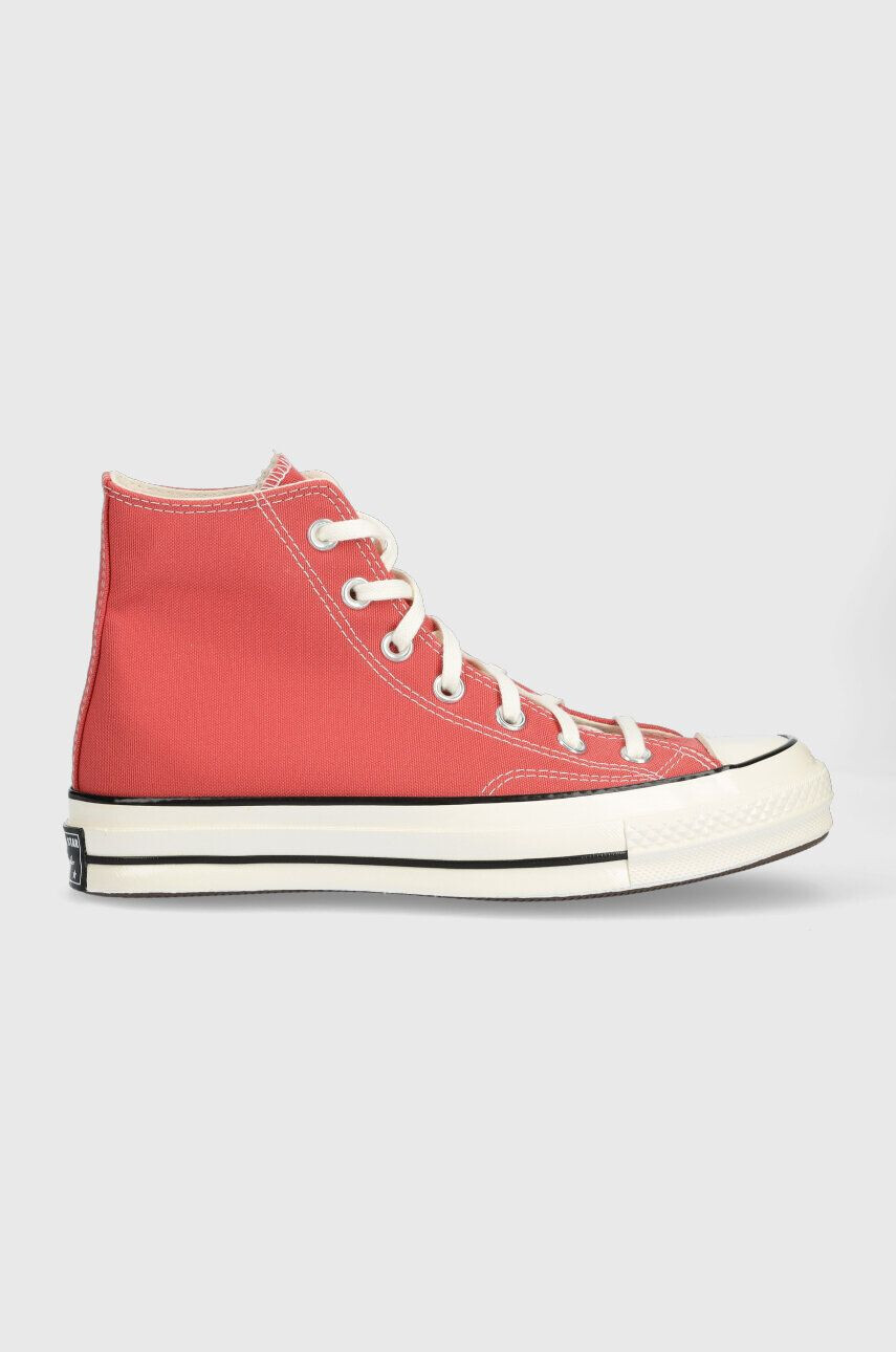 Converse teniși Chuck 70 HI culoarea rosu A05114C A05114C-BRICK - Pled.ro