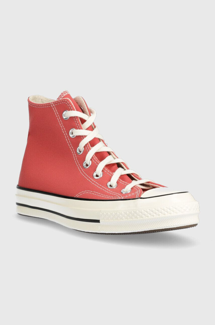 Converse teniși Chuck 70 HI culoarea rosu A05114C A05114C-BRICK - Pled.ro