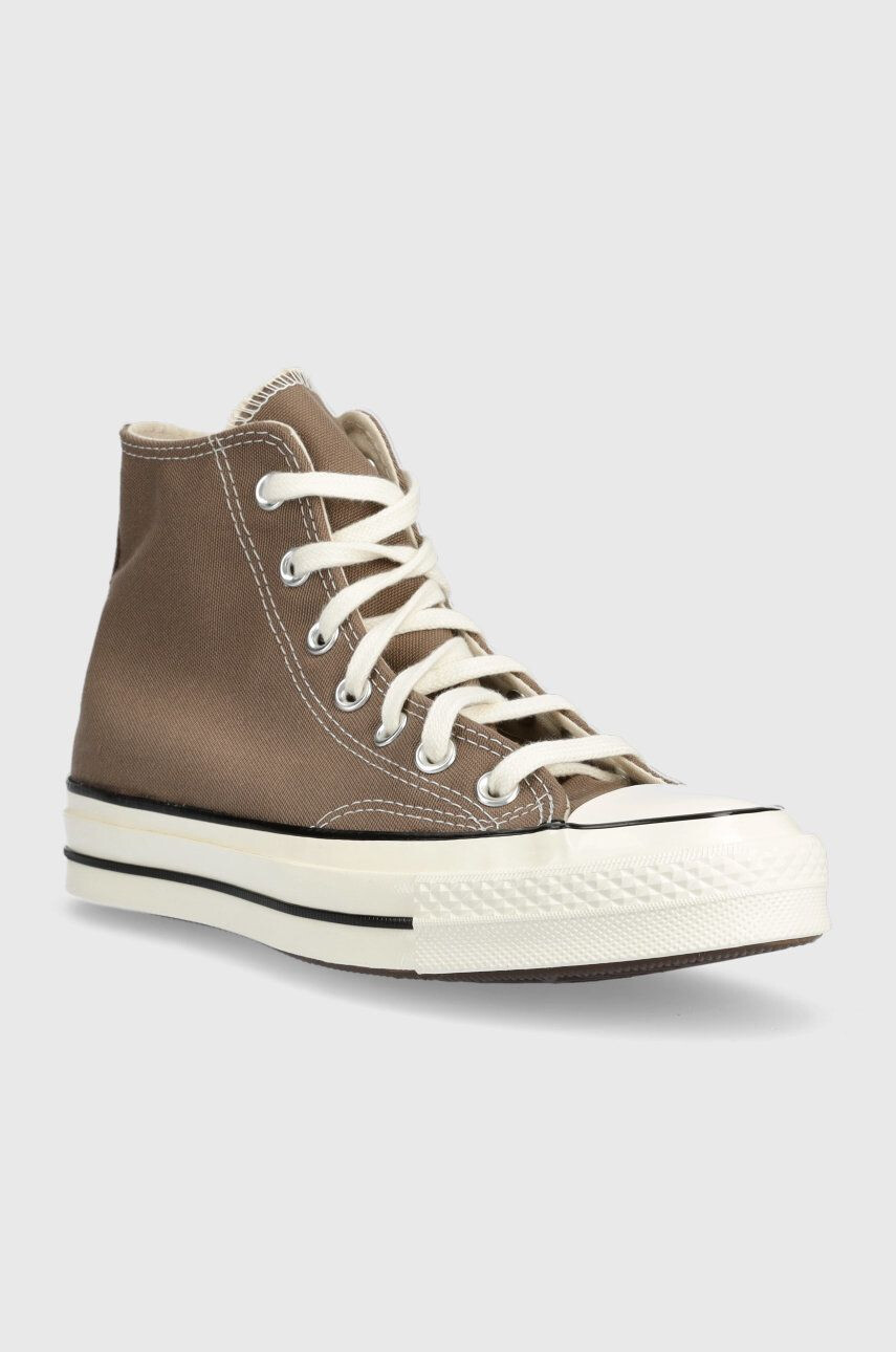 Converse teniși Chuck 70 Tonal Polyester culoarea maro A00753C-DESERT - Pled.ro