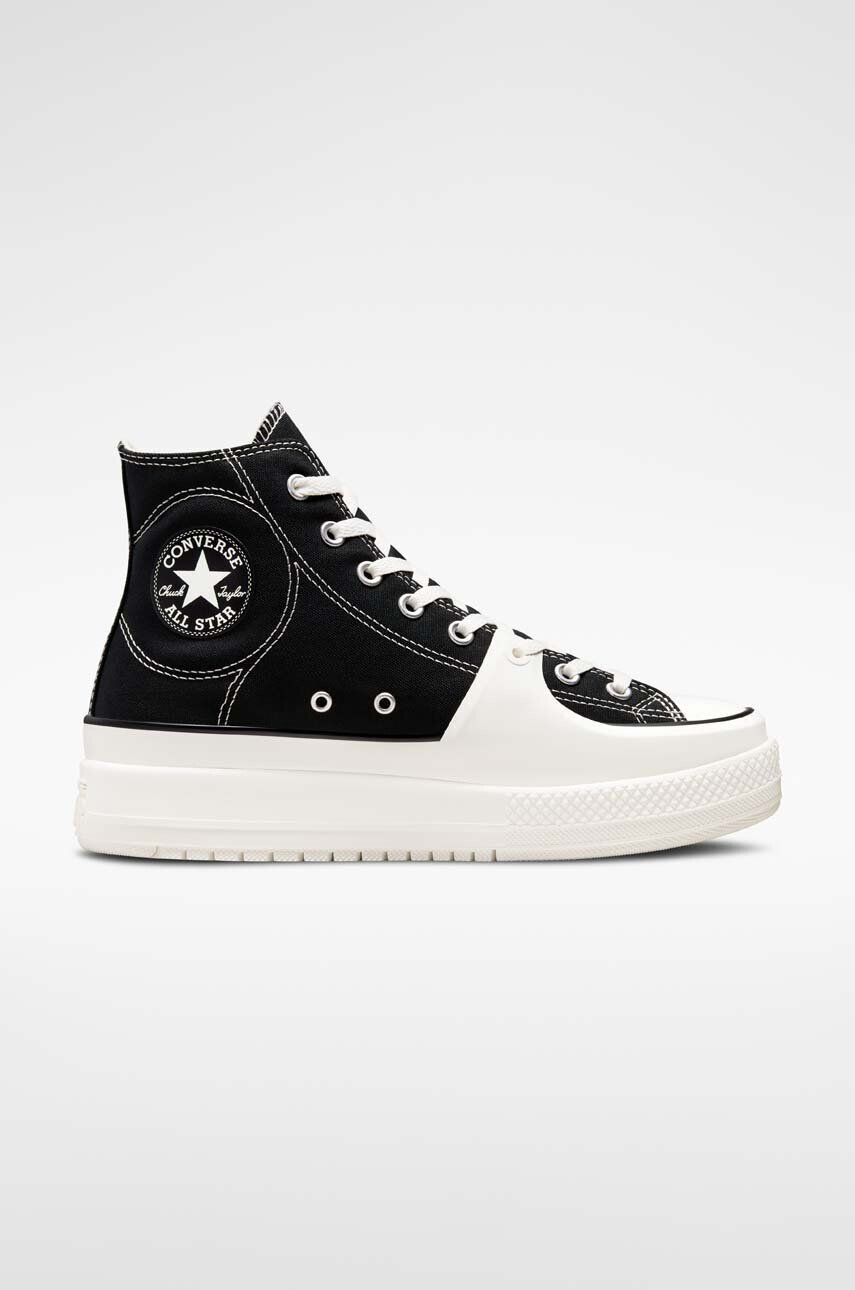 Converse tenisi Chuck Taylor All Star Construct culoarea negru A05094C - Pled.ro