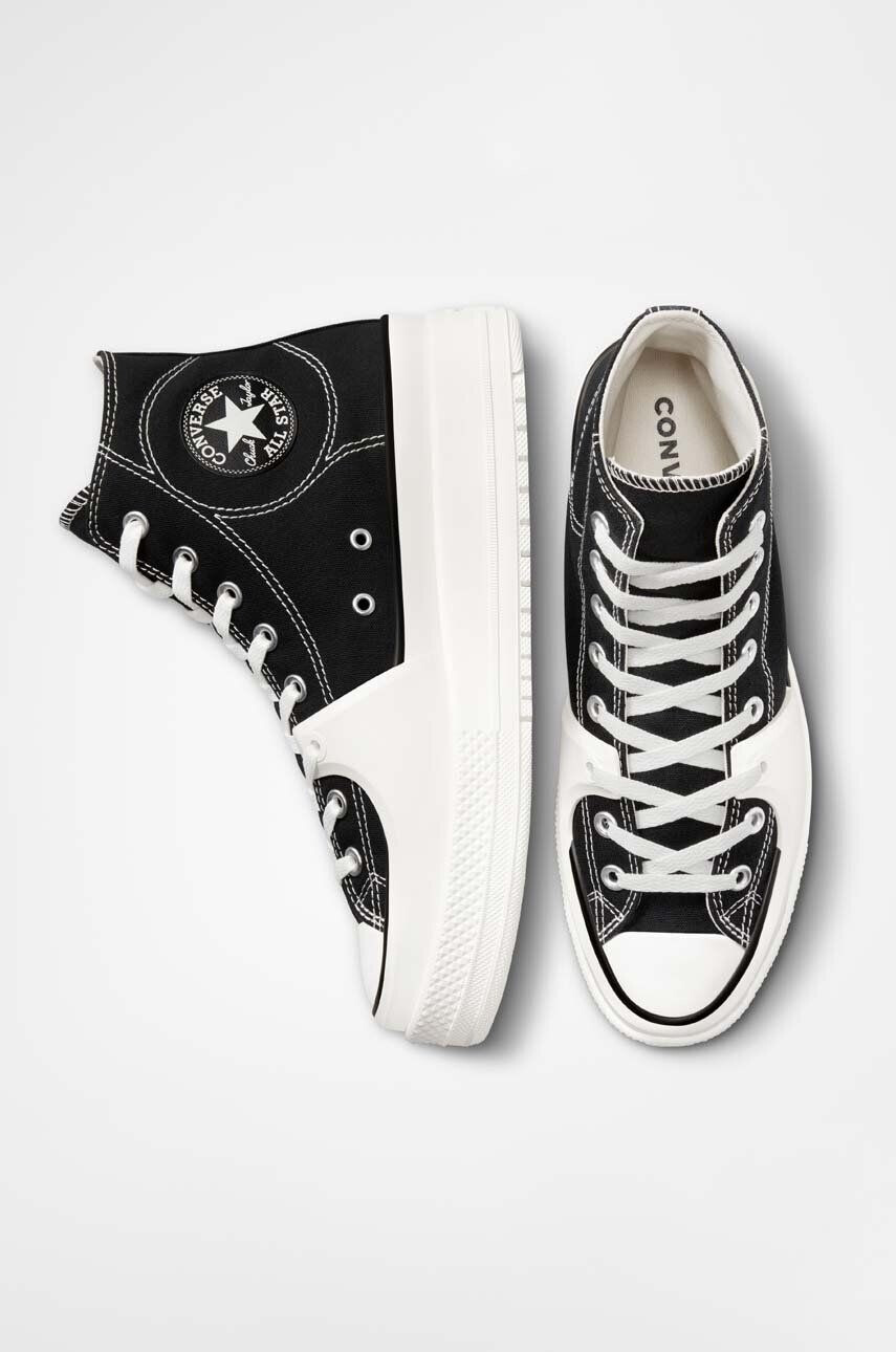 Converse tenisi Chuck Taylor All Star Construct culoarea negru A05094C - Pled.ro