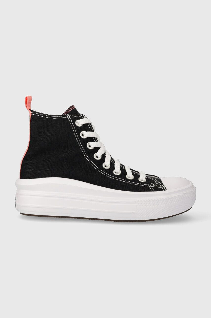 Converse tenisi Chuck Taylor All Star Move femei culoarea negru A04831C - Pled.ro